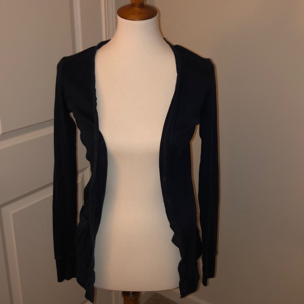 Navy cardigan